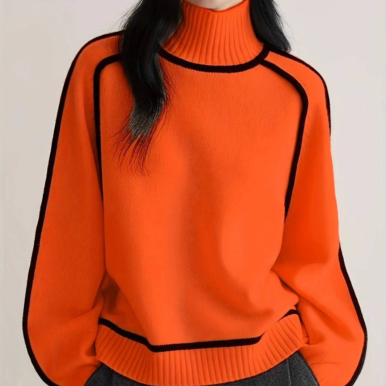 Karin | Ribbed Turtleneck Sweater