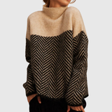 Norah | Cotton Mock-Neck Sweater