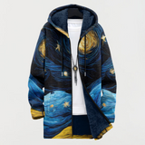 Pia | Starry-Sky Hooded Cardigan