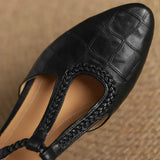 Samantha | Leather Mary Janes