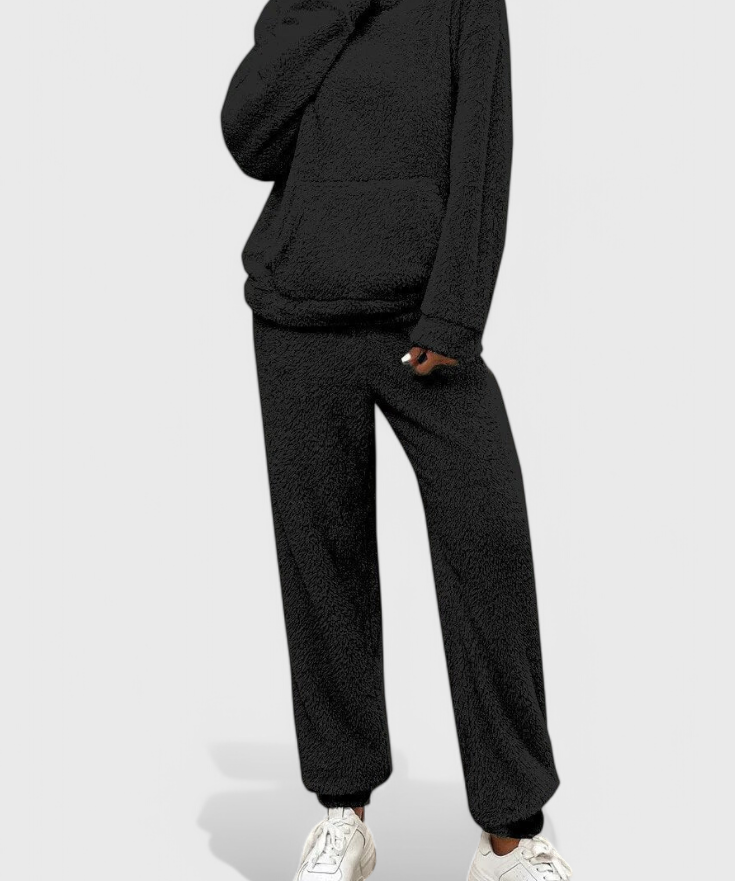 Cozy Billie Two-Piece Set in Luxurious Teddy Fabric