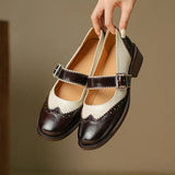 Ashley | Leather Mary Janes