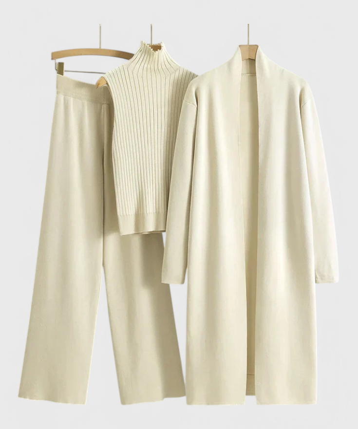 Mahalia 3-Piece Soft Knit Ensemble with Chic Design