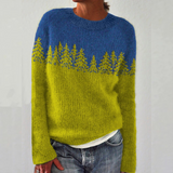 Charlotte | Retro Icelandic Knit Sweater
