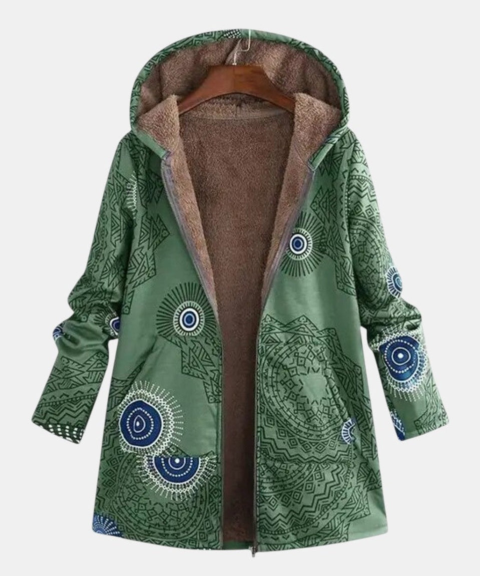 Scarlett | Aztec Sherpa Fleece Jacket