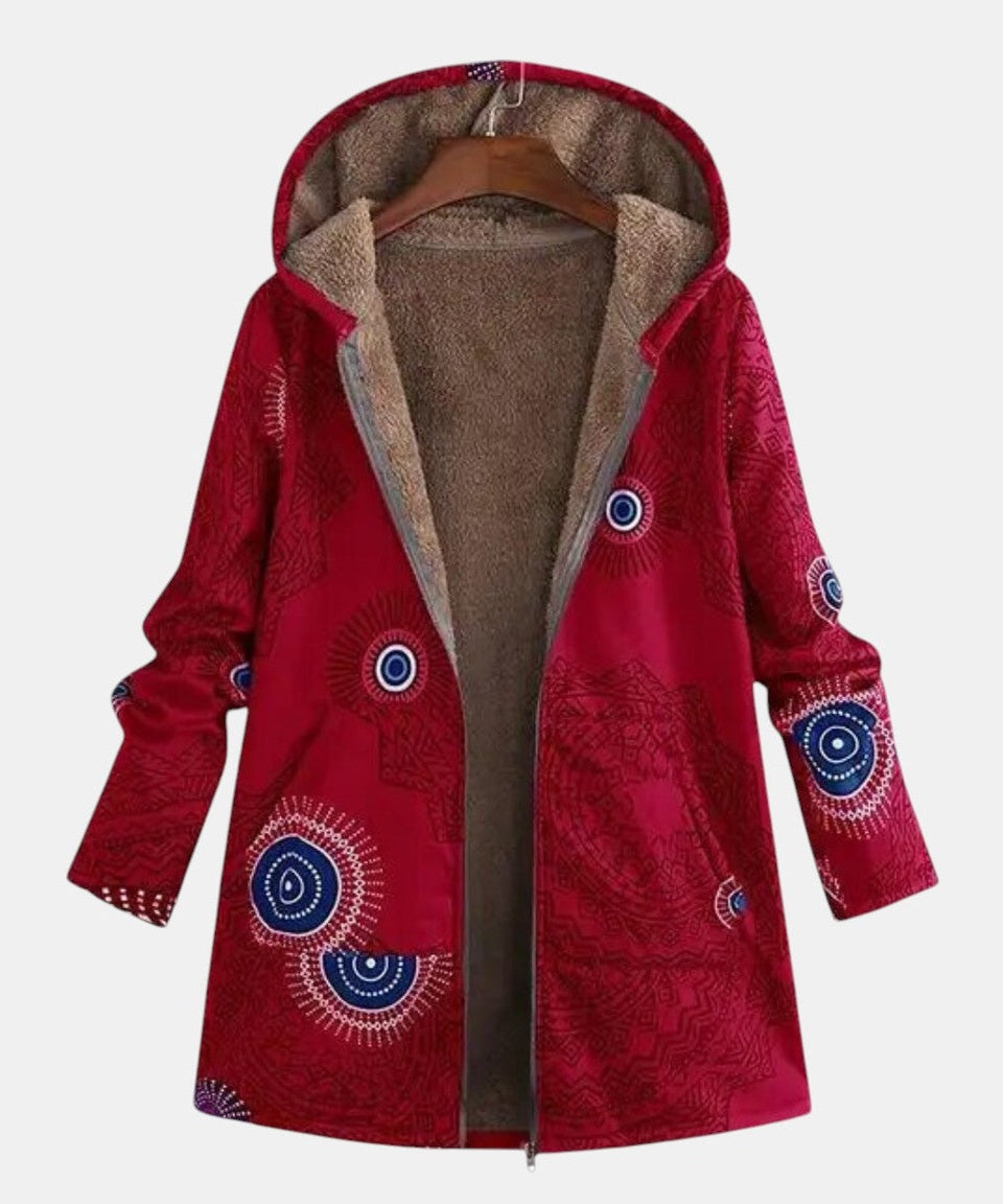 Scarlett | Aztec Sherpa Fleece Jacket