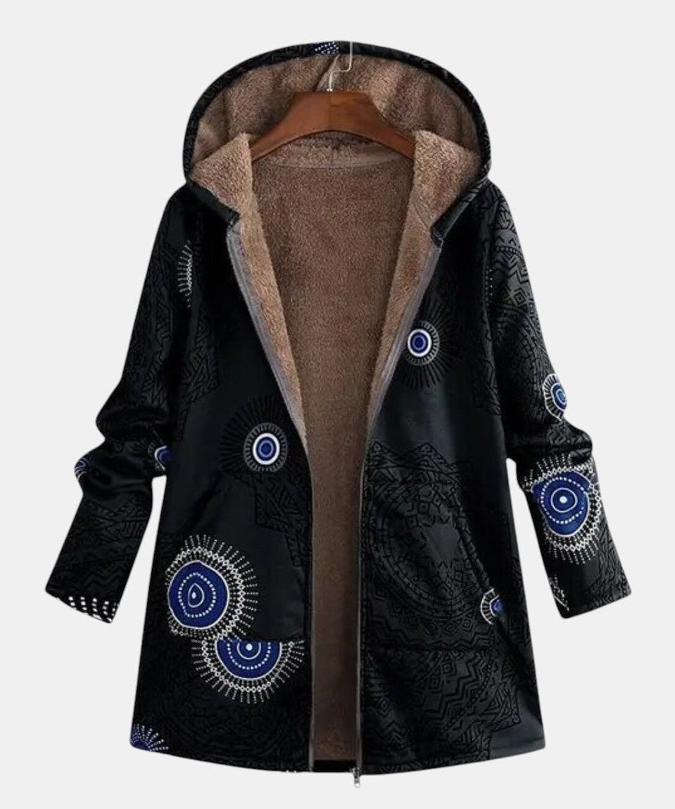 Scarlett | Aztec Sherpa Fleece Jacket