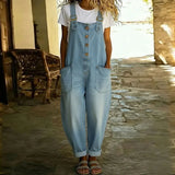 Madison | Vintage Denim-Look Romper