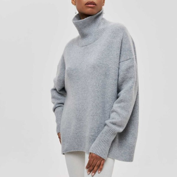 Gerda | Cable-Knit Turtleneck Sweater