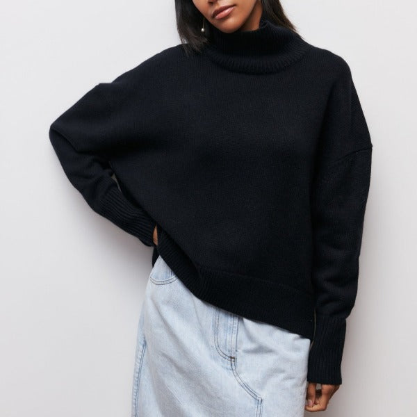 Gerda | Cable-Knit Turtleneck Sweater