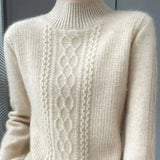 Reinhild | Cable-Knit Turtleneck Sweater