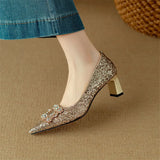 Chloe | Glitter Pumps