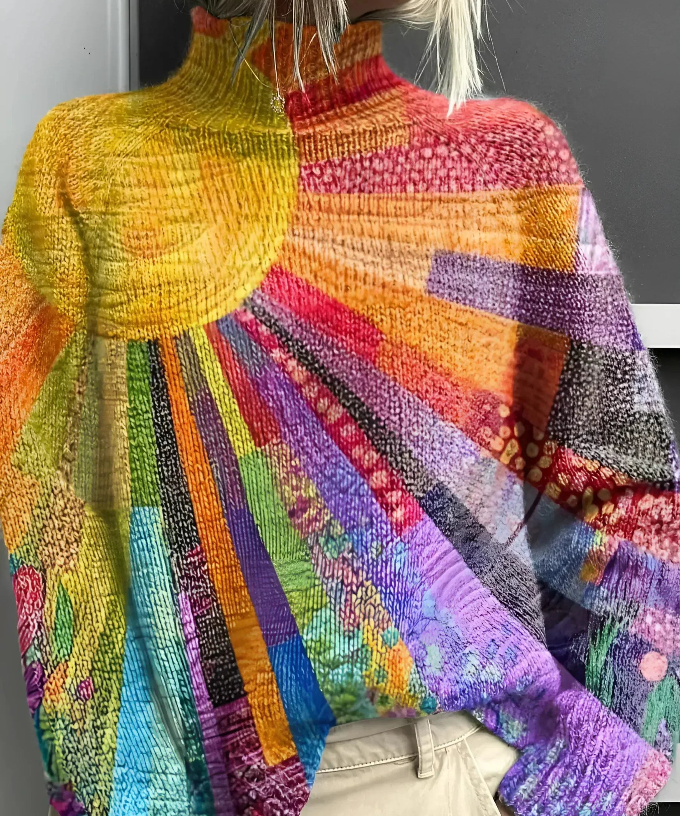 Ada | Colorful Turtleneck