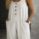 Bridget | Vintage-Wash Cotton Overalls