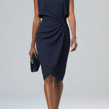Eloise Draped Midi Dress