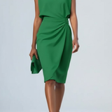 Eloise Draped Midi Dress