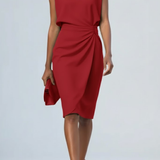 Eloise Draped Midi Dress