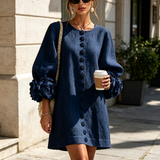 Selena | Floral Button-Down Mini Dress