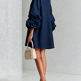 Selena | Floral Button-Down Mini Dress
