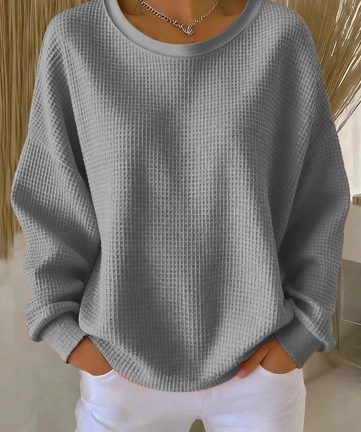 Diane | Classic Waffle Knit Sweater