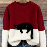 Chloé | Soft Cat Graphic Sweater