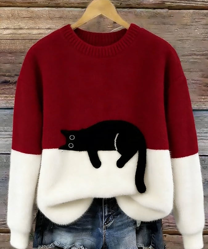 Chloé | Soft Cat Graphic Sweater