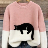 Chloé | Soft Cat Graphic Sweater