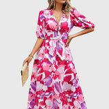 Merlin™ | Flattering Floral Midi Dress