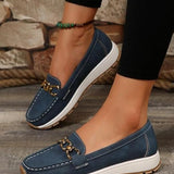 Ella - Orthopedic Flat Buckle Loafers