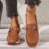 Ella - Orthopedic Flat Buckle Loafers