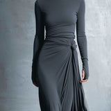 Naiara | Maxi dress with side knot
