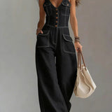 Sylvia | Casual Denim Overalls