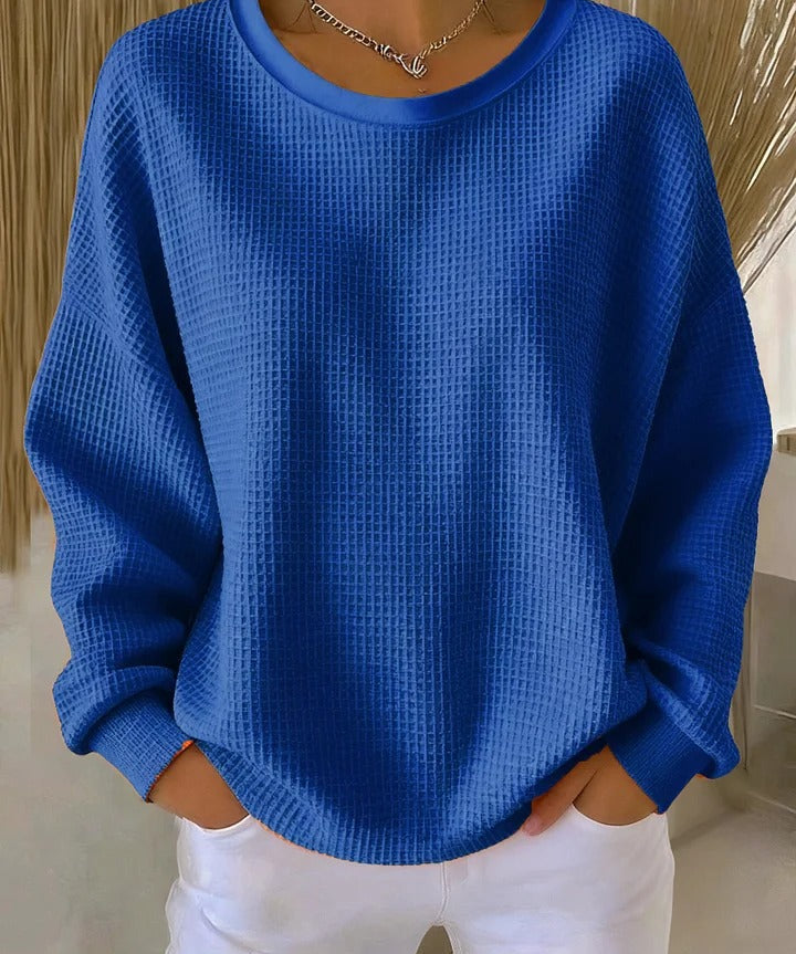 Diane | Classic Waffle Knit Sweater
