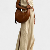 Portia Sleeveless Cotton-Linen Set with Wide-Leg Trousers