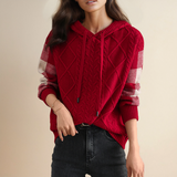 Emily | Cable-Knit Hooded Sweater