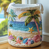Palmshell | Hand-Quilted Laundry Basket