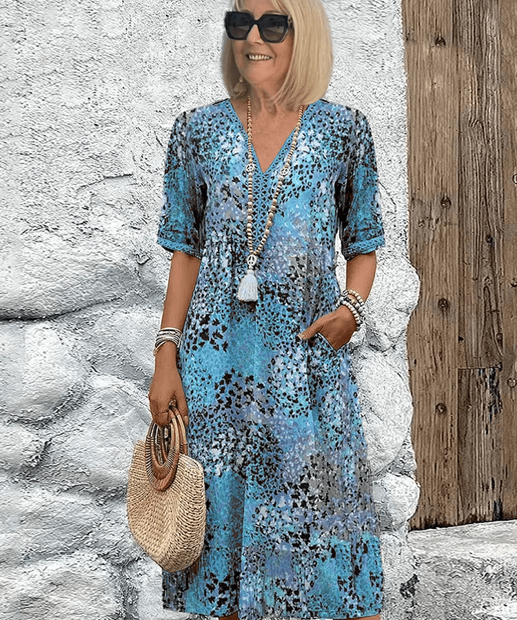 Skyler | Ocean Breeze Summer Midi Dress