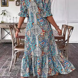 Gene | Boho Grace Midi Dress