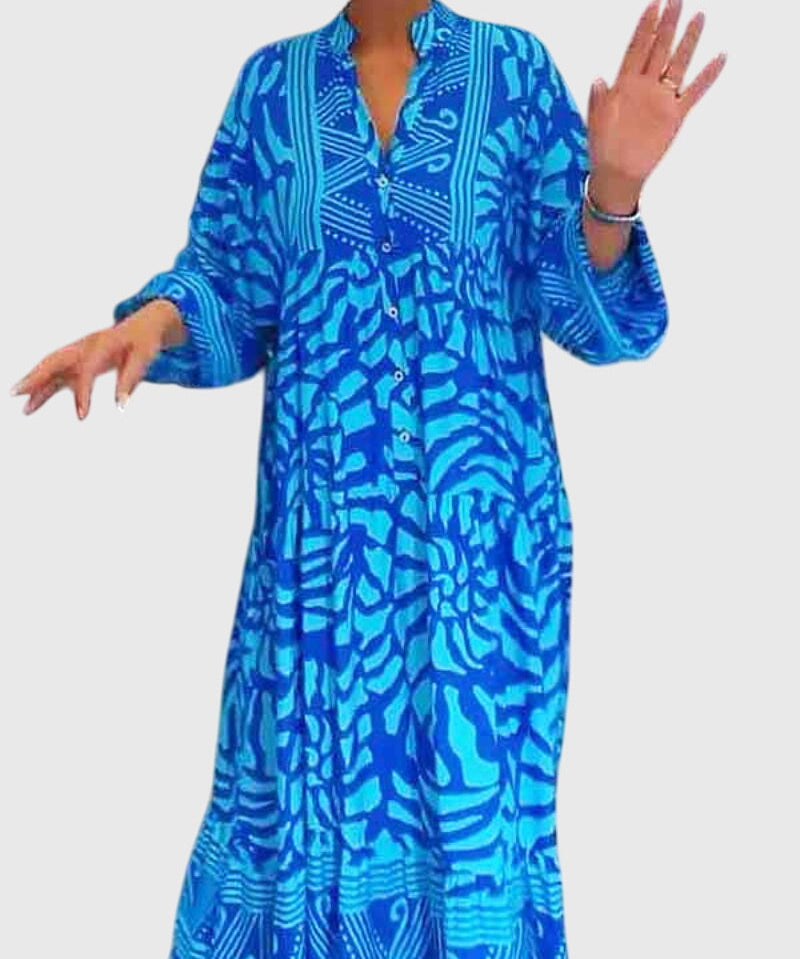 Mckinley™ | Maxi Dress With Elegant Print