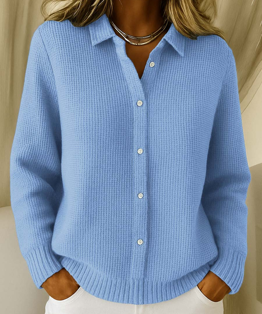 Camille™ | Textured Button-Up Cardigan