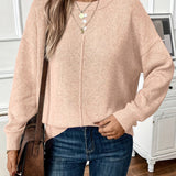 Sabina | Soft Knit Sweater with Side Slits