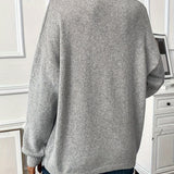 Sabina | Soft Knit Sweater with Side Slits