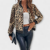 Jessica | Elegant Leopard-Print Jacket