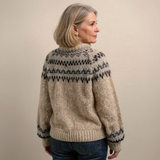 Ashley | Retro Icelandic Knit Sweater