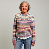Zoey | Retro Icelandic Knit Sweater