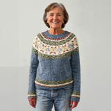 Lucy | Retro Icelandic Knit Sweater