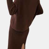 Alectra Modern Silhouette Two-Piece Knit Ensemble