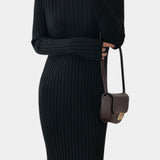 Alectra Modern Silhouette Two-Piece Knit Ensemble