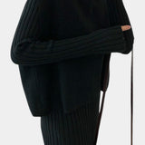 Alectra Modern Silhouette Two-Piece Knit Ensemble
