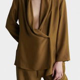 Viscose Blazer Suit Set by Sue
